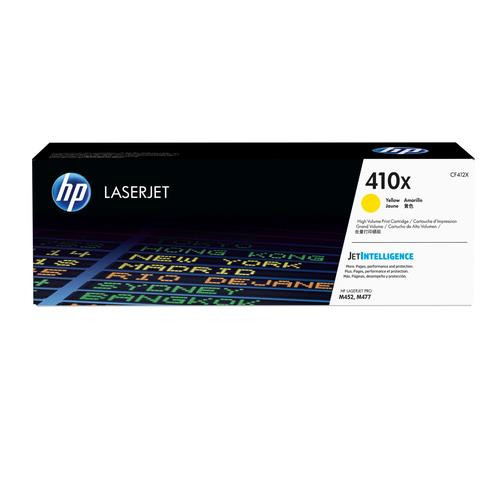 HP 410X toner LaserJet jaune grande capacité authentique - CF412X