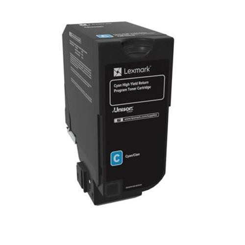 Lexmark  Cartouche de toner 1 pièce(s) Original Cyan - 74C1HC0