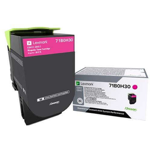 Lexmark  Cartouche de toner 1 pièce(s) Original Magenta - 71B0H30