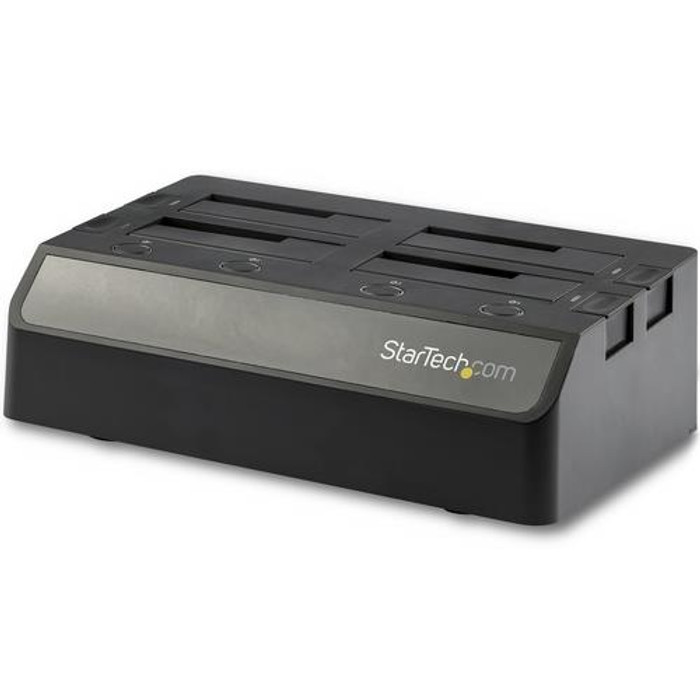 StarTech.com Station d'accueil USB 3.1 (10 Gb/s) pour 4 disques durs SATA III de 2,5" / 3,5" - Dock pour HDD / SSD avec UASP - SDOCK4U313