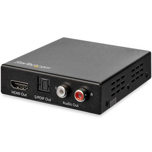 StarTech.com Extracteur audio HDMI vers RCA ou Toslink - 4K 60 Hz - HD202A