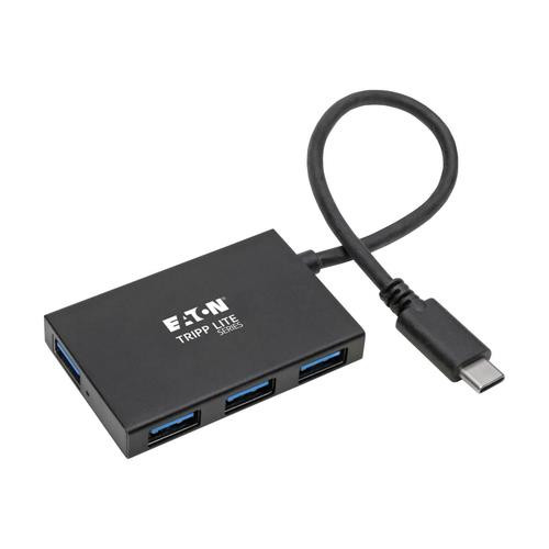 Tripp Lite  hub & concentrateur USB 3.2 Gen 2 (3.1 Gen 2) Type-C 10000 Mbit/s Noir - U460-004-4A-G2