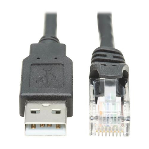 Tripp Lite  changeur de genre de câble RJ-45 USB 2.0 Type-A Noir - U009-006-RJ45-X