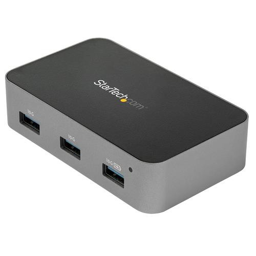 StarTech.com Hub USB-C à 4 ports - USB 3.2 Gen 2 (10Gbps) - Avec 4 ports USB-A - HB31C4AS