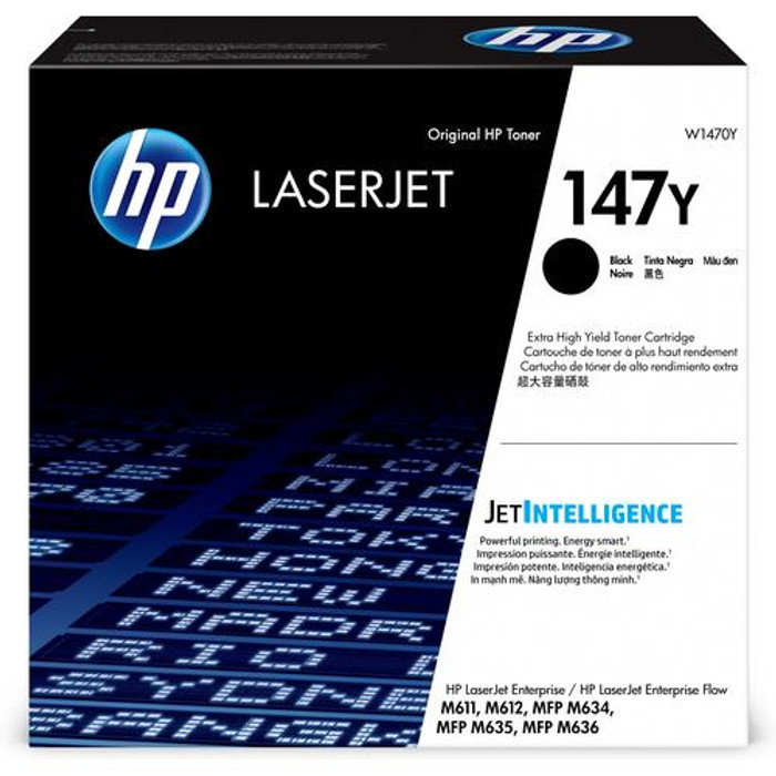 HP Toner noir extra grande capacité LaserJet authentique 147Y - W1470Y