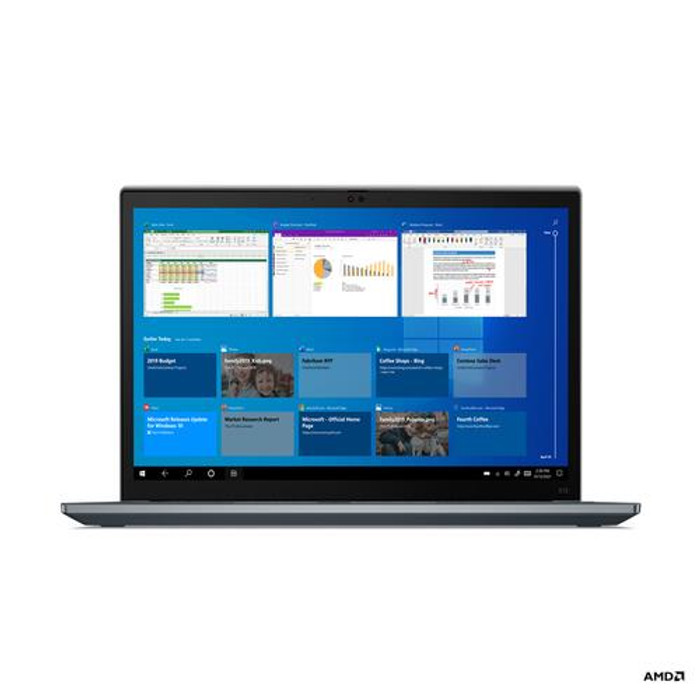 Lenovo ThinkPad X13 AMD Ryzen™ 5 PRO 5650U Ordinateur portable 33,8 cm (13.3") Écran tactile WUXGA 16 Go LPDDR4x-SDRAM 512 Go SSD Wi-Fi 6 (802.11ax) Windows 10 Pro Gris - 20XH0059US