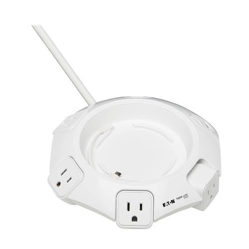 Tripp Lite  protection surtension Blanc 4 sortie(s) CA 120 V 3,05 m - TLP410UCUFOAM