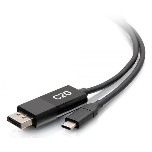 C2G Câble adaptateur USB-C® vers DisplayPort™ 0,9 m - 4K 60 Hz - 54474