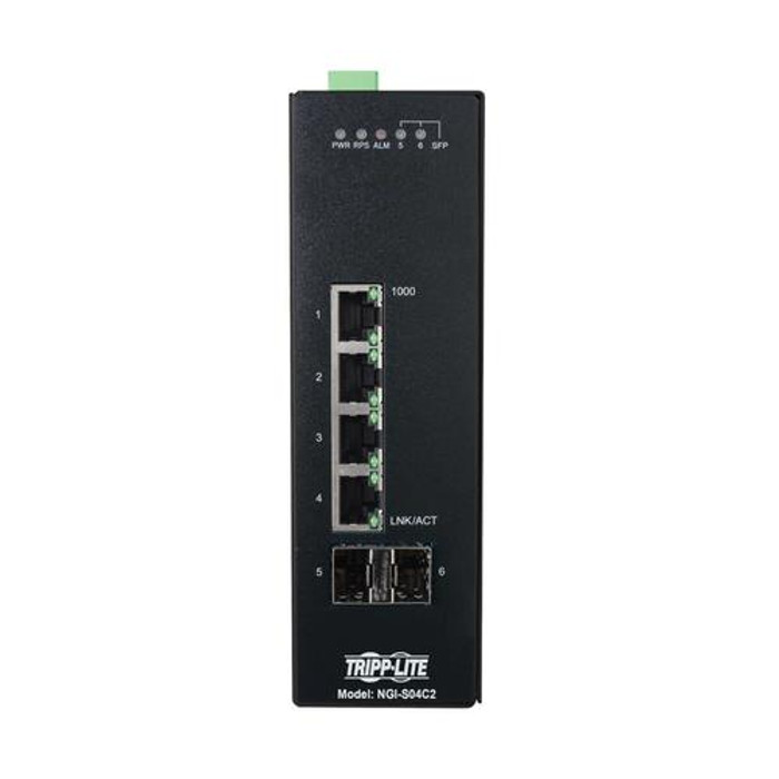 Tripp Lite  commutateur réseau Non-géré Gigabit Ethernet (10/100/1000) Noir - NGI-S04C2