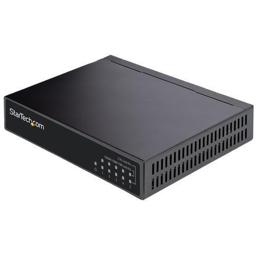 StarTech.com Commutateur 2.5G non géré - Commutateur Gigabit à 5 ports - Commutateur Ethernet 2.5GBASE-T non géré - Répartiteur Ethernet - Rail Din ou montage mural - Multi-Gigabit - Auto-MDIX - 9K Jumbo - DS52000