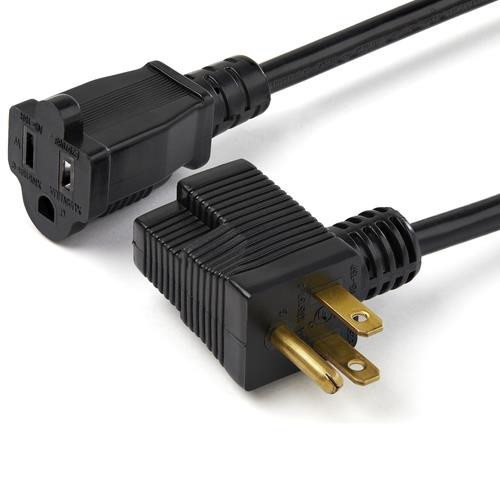 StarTech.com  câble électrique Noir 0,9 m NEMA 5-15P 2 x NEMA 5-15R - PAC1023