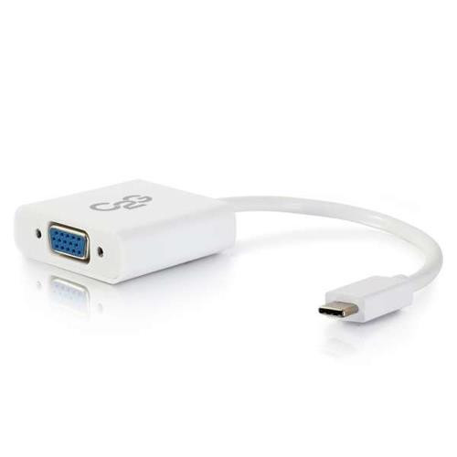 C2G USB3.1-C/VGA adaptateur graphique USB 1920 x 1200 pixels Blanc - 29472