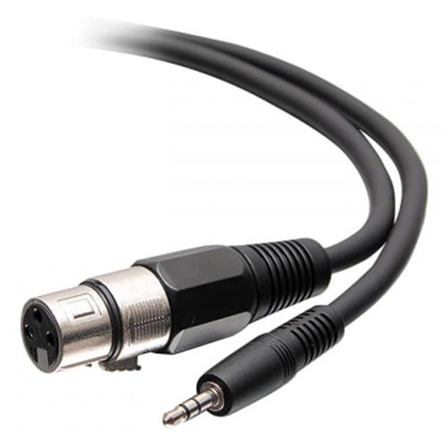 C2G Câble TRS à 3 positions mâle vers XLR femelle de 0,5 m sur 3,5 mm - 41468