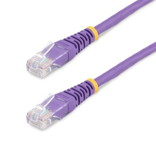 StarTech.com  câble de réseau Violet 1,8 m Cat5e U/UTP (UTP) - M45PATCH6PL