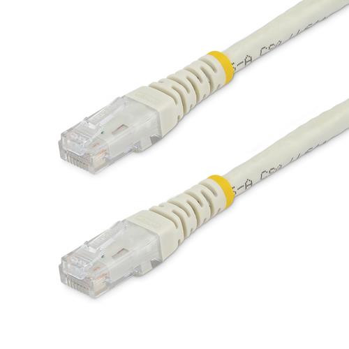 StarTech.com  câble de réseau Blanc 2,13 m Cat6 U/UTP (UTP) - C6PATCH7WH