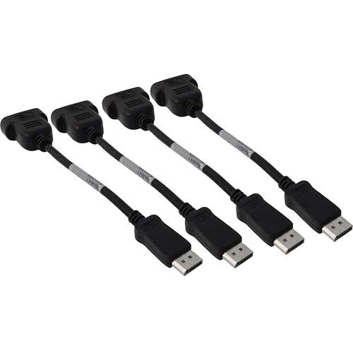 PNY  câble vidéo et adaptateur DisplayPort Noir - DP-DVI-QUADKIT-PB