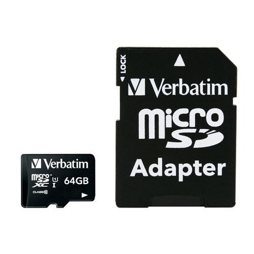 Verbatim Premium 64 Go MicroSDXC Classe 10 - 44084