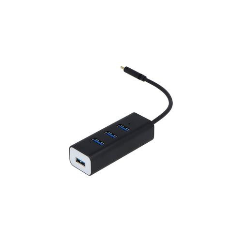 VisionTek  hub & concentrateur USB 3.2 Gen 1 (3.1 Gen 1) Type-C 5000 Mbit/s Noir - 901434