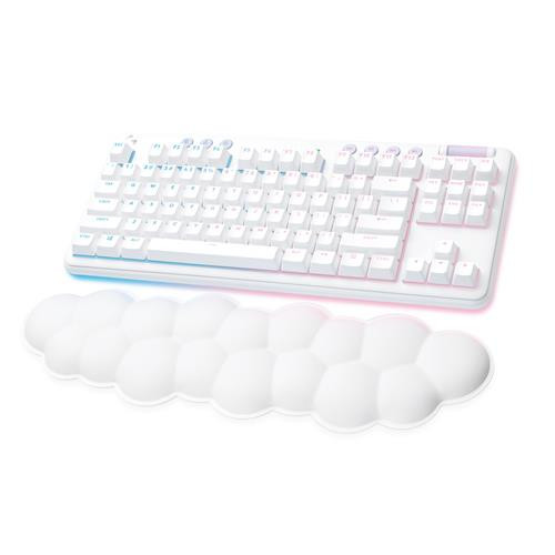 Logitech G  clavier Gaming RF sans fil + Bluetooth QWERTY Anglais Blanc - 920-010453