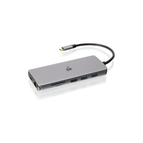 iogear  station d'accueil USB 3.2 Gen 1 (3.1 Gen 1) Type-C Gris - GUD3C4K3P