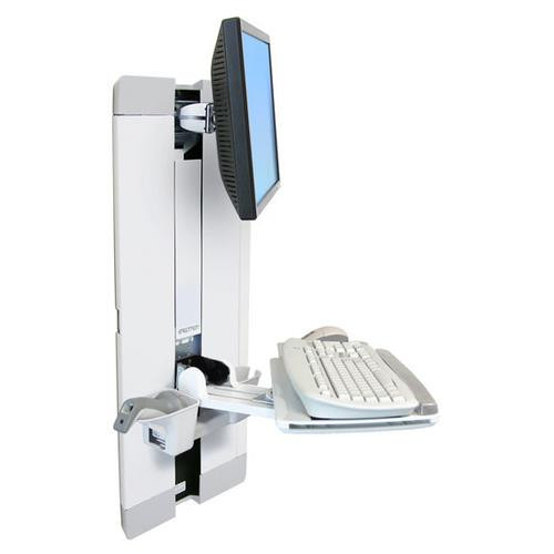 Ergotron StyleView Vertical Lift, Patient Room 61 cm (24") Mur Blanc - 60-609-216