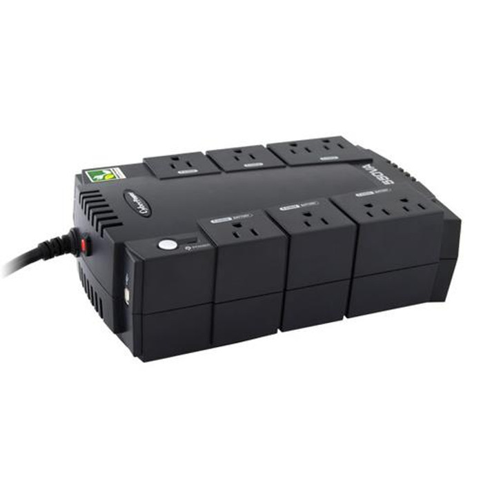 CyberPower  alimentation d'énergie non interruptible Veille 0,55 kVA 330 W 8 sortie(s) CA - CP550SLG