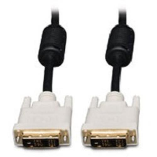 Ergotron DVI Dual-Link Monitor Cable câble DVI 3 m DVI-D Noir, Blanc - 97-750