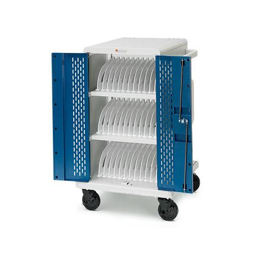 Bretford  chariot et support multimédia Bleu, Blanc Ordinateur portable Panier multimédia - CORE36MS-CTTZ
