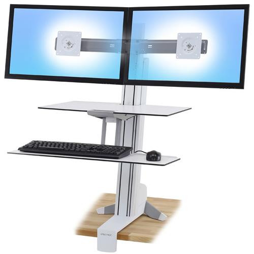 Ergotron WorkFit-S Blanc PC Support multimédia - 33-349-211