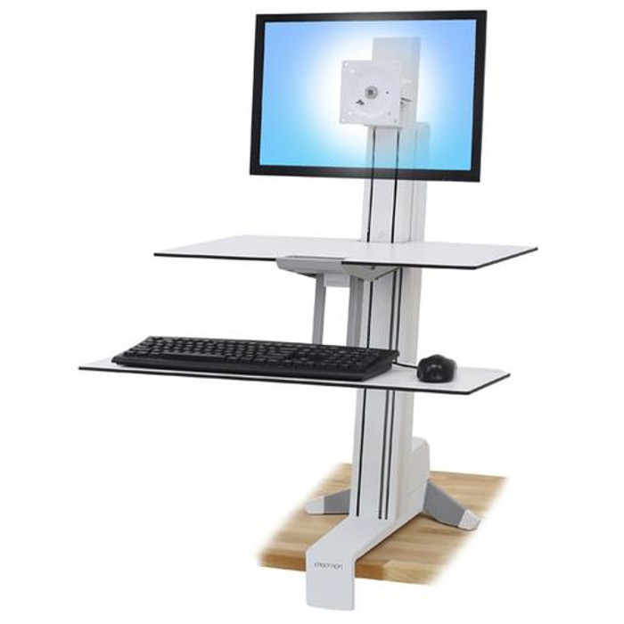 Ergotron WorkFit-S Blanc PC Support multimédia - 33-350-211
