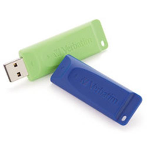 Verbatim 16GB Store 'n' Go USB Flash Drive lecteur USB flash 16 Go USB Type-A 2.0 Bleu, Vert - 98713