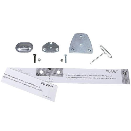 Ergotron  Accessoire panier multimédia Métallique Kit de montage - 98-017