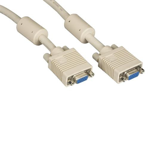 Black Box VGA/VGA, 20ft câble VGA 6 m VGA (D-Sub) Beige - EVNPS06-0020-FF