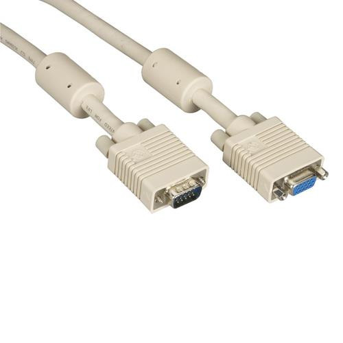 Black Box VGA/VGA, 20ft câble VGA 6 m VGA (D-Sub) Beige - EVNPS06-0020-MF