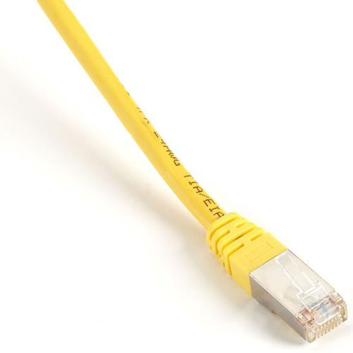 Black Box Cat5e 25ft câble de réseau Jaune 7,6 m F/UTP (FTP) - EVNSL0173YL-0025