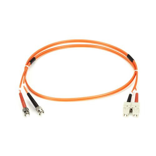 Black Box ST/SC, 50/125, 3m câble InfiniBand et à fibres optiques Orange - FO50-003M-STSC