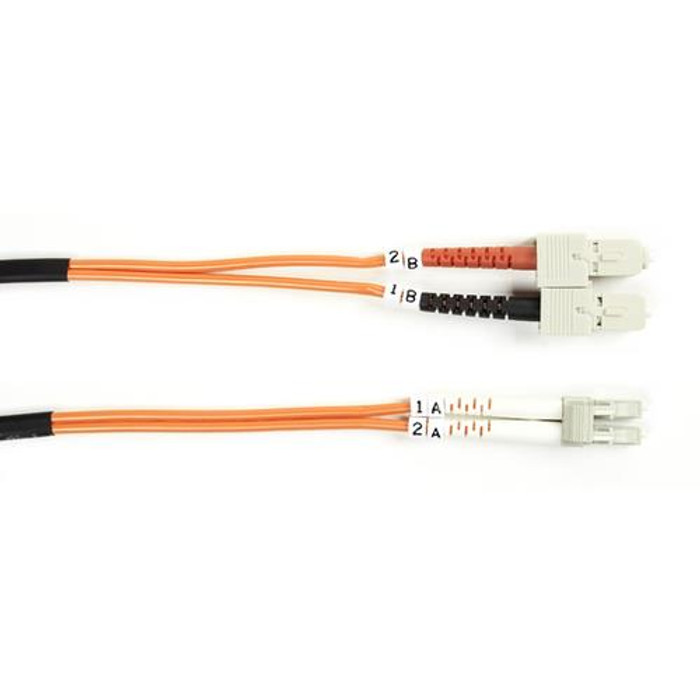 Black Box Value Line SC–LC 5m câble InfiniBand et à fibres optiques OFC Orange - FO625-005M-SCLC