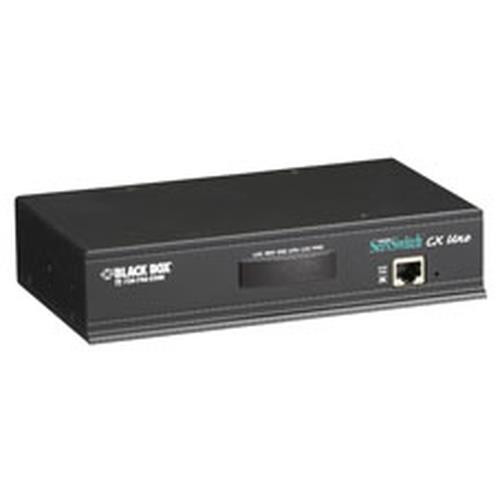 Black Box ServSwitch CX Uno commutateur écran, clavier et souris Grille de montage Noir - KV0081A
