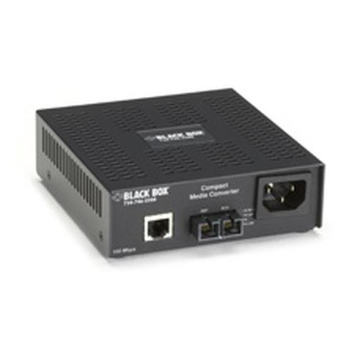 Black Box  convertisseur de support réseau 100 Mbit/s 850 nm Multimode Noir - LHC002A-R4