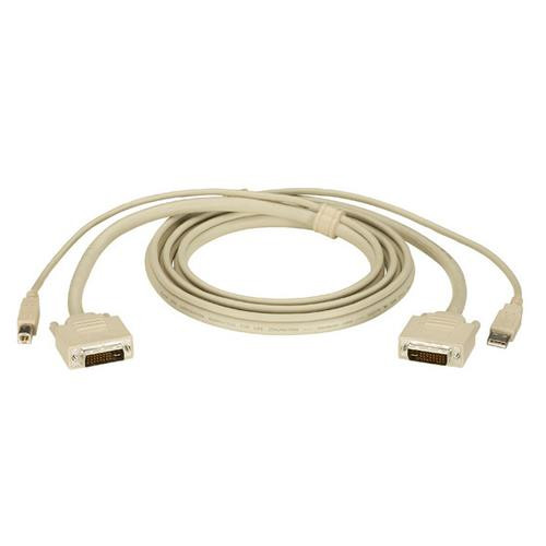 Black Box DVI/USB 4.57m câble kvm Beige 4,57 m - EHN900024U-0015
