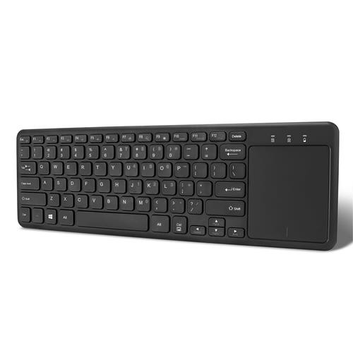 Adesso  clavier Bureau RF sans fil QWERTY Anglais américain Noir - WKB-4050UB