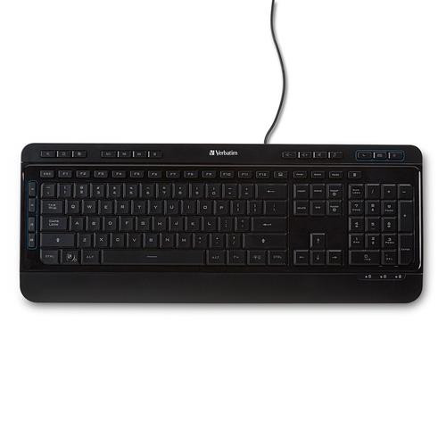 Verbatim  clavier Maison USB QWERTY Noir - 99789