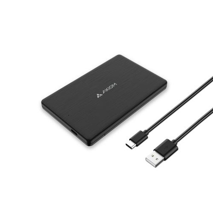 Axiom  lecteur à circuits intégrés externe 4 To USB Type-C 3.2 Gen 2 (3.1 Gen 2) Noir - USBC31SSD6E4TB-AX
