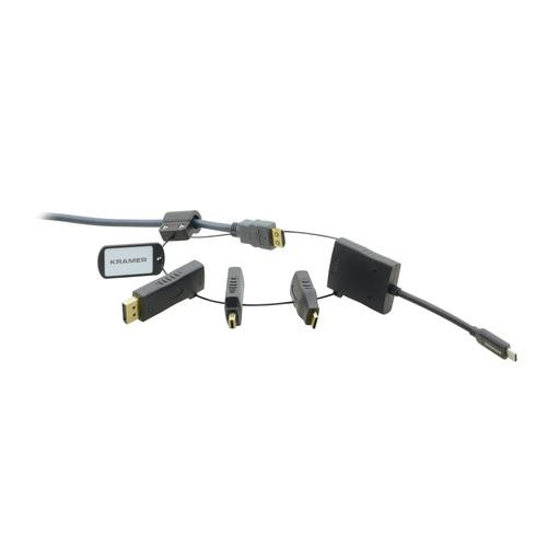 Kramer Electronics  câble vidéo et adaptateur 0,45 m Noir - AD-RING-5