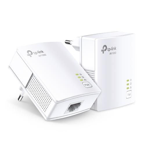 TP-Link  Adaptateur réseau CPL 1000 Mbit/s Ethernet/LAN Blanc 2 pièce(s) - TL-PA7017 KIT