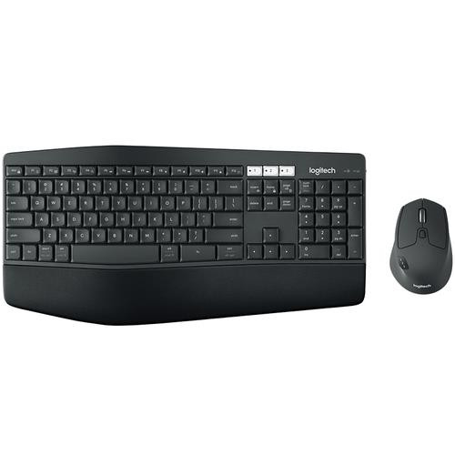 Logitech  clavier Souris incluse Maison RF sans fil + Bluetooth QWERTY US International Noir - 920-008219