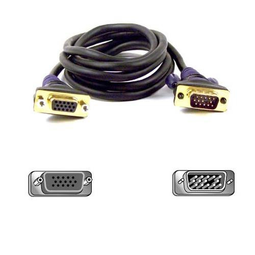 Belkin VGA Monitor Extension Cable 1.8m câble VGA 1,8 m Noir - F2N025B06