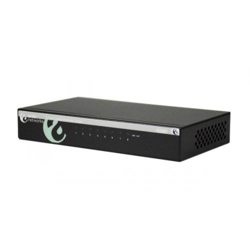 Amer Networks  commutateur réseau Non-géré Gigabit Ethernet (10/100/1000) Noir - SG8D