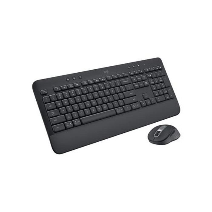 Logitech Signature MK650 Combo For Business clavier Souris incluse Bureau RF sans fil + Bluetooth QWERTY Anglais américain Graphite - 920-010909