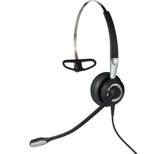 Jabra BIZ 2400 II Casque Avec fil Minerve, Crochets auriculaires, Arceau Bureau/Centre d'appels Noir, Argent - 2406-720-209
